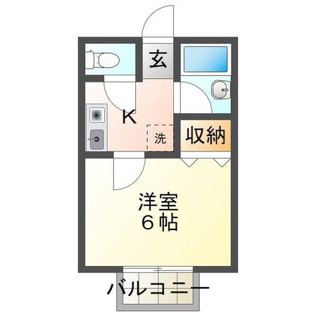 ブロードウェータウンＡの物件間取画像